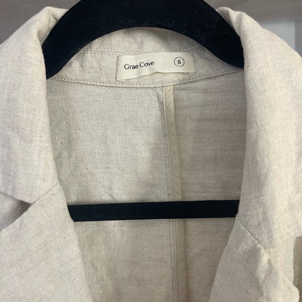 Linen blazer - Picture 3 of 7